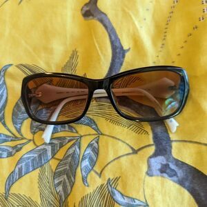 𝅺morel France black frames with white and grey sides made in France euc